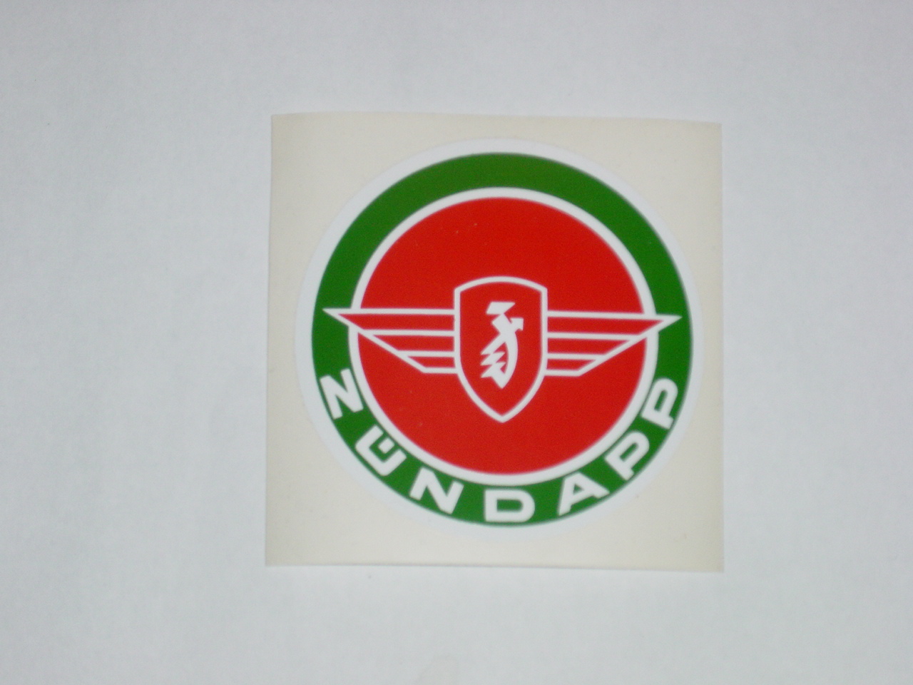 Sticker \" Zündapp  Ronde vorm  \"